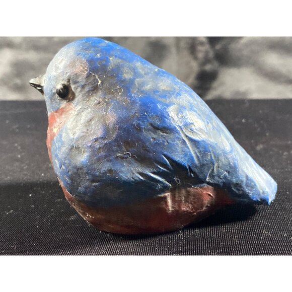 BIrds Blue Red Resin Figurines Home Decor Cardinal Bluebird 2.75" - Picture 15 of 16